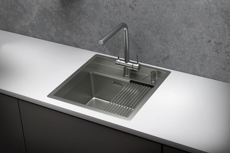 Мойка кухонная Granula 5051, СТАЛЬ МАТОВАЯ